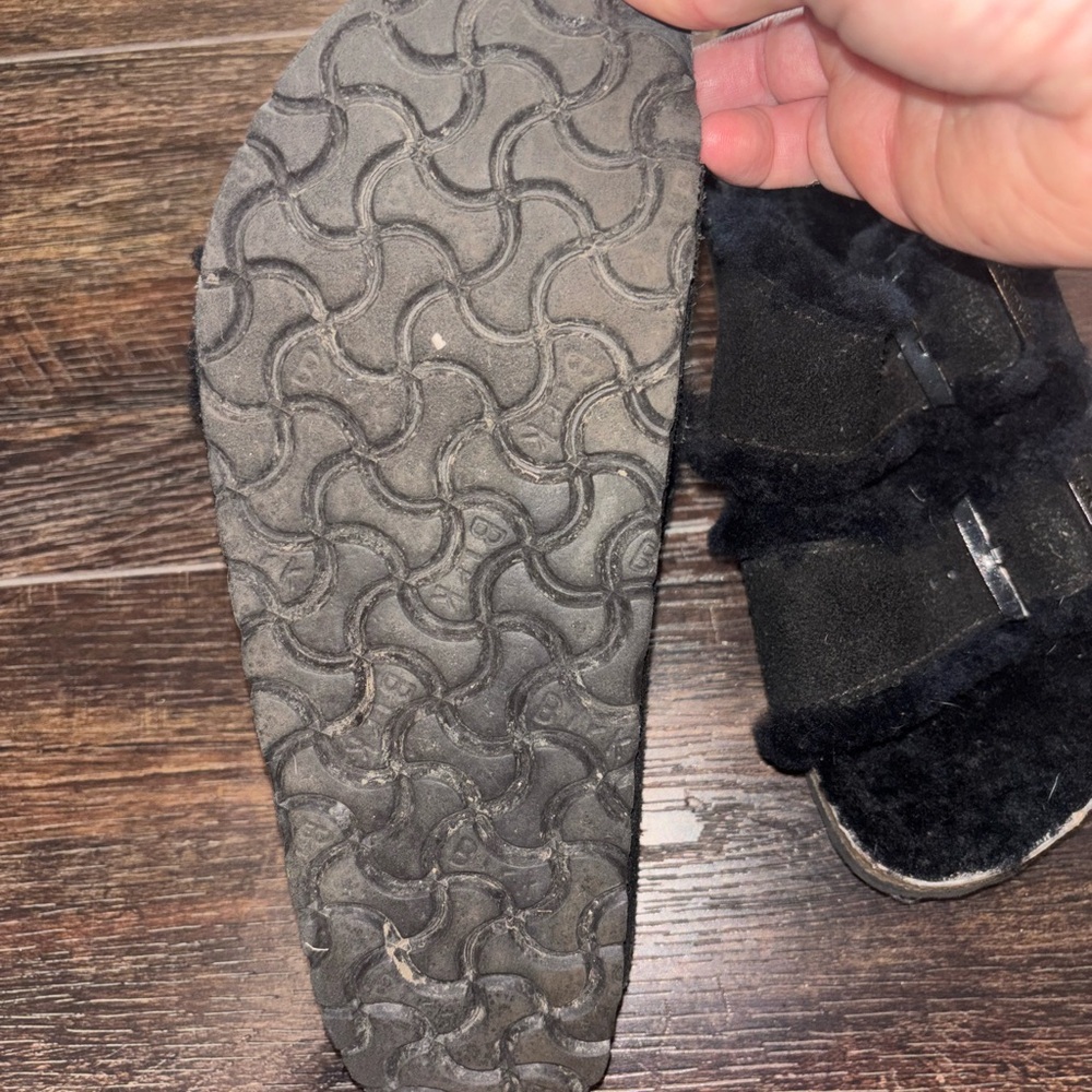 Arizona Shearling Birkenstock sandals - Picture 4 of 6